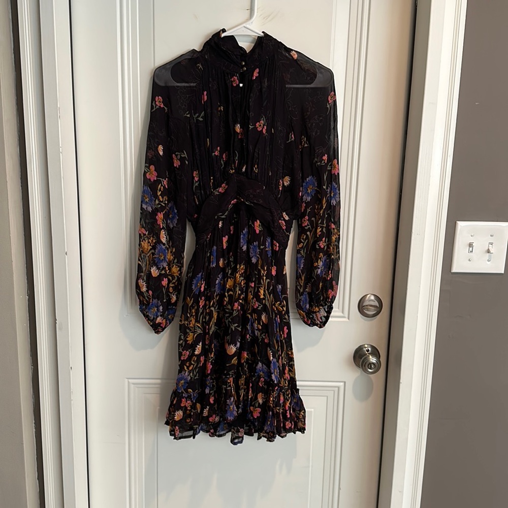 Anthropologie Floral Mini Dress